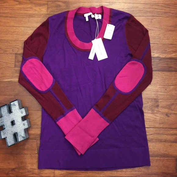10 Crosby Derek Lam Sweaters - NWT! Derek Lam 10 Crosby Colorblock Sweater Purple